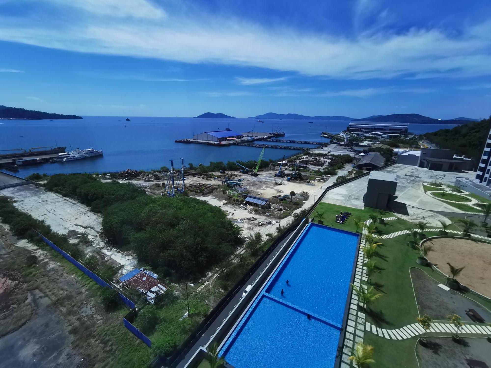 Jesselton Quay Sea View With Washing Machine Pangsapuri Kota Kinabalu